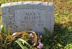 Alice Virginia Diehl Bennett 1924-1996