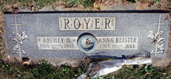 Anna Elizabeth Keister Royer 1918-2013
