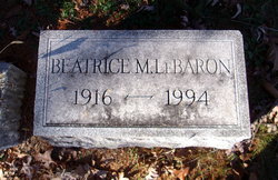 Beatrice M. Quiggle LeBaron 1816-1994