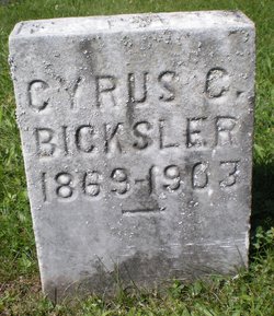 Cyrus Comley Bicksler 1869-1903