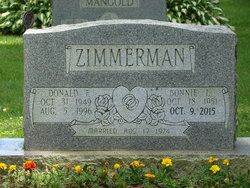 Donald Francis Zimmerman 1949-1996