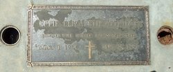 Effie Elizabeth Barner Attridge 1911-1999