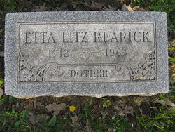 Etta May Hatch Litz Rearick 1912-1963
