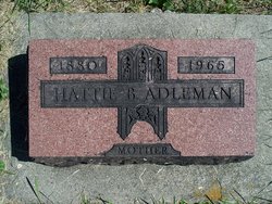 Hattie Belle Calloway Adleman 1880-1965