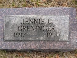 Jennie C. Stimmel Greninger 1897-1990