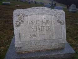 Jennie May Barner Shaffer 1896-1931