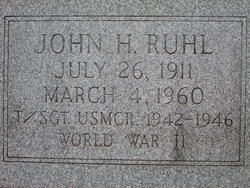 John Herbert Ruhl 1911-1960
