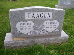 John Rex Haagen 1907-1995