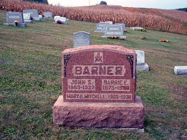 Barrie Ellen 'Barrie' Oechler. gravestone