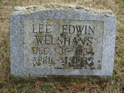 Lee Edwin Welshans 1934-1935