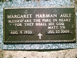 Margaret Catherine Harmon Ault 1920-2009