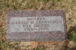 Margie May Snider Ludvigson 1916-1975