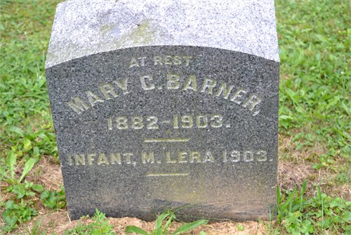 Mary C. Barner w/infant M. Lera