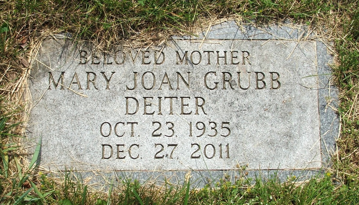 Mary Joan Grubb Deiter 1935-2011