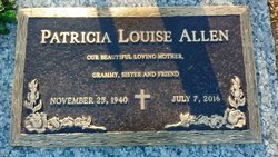 Patricia Louise Campbell Allen 1940-2016