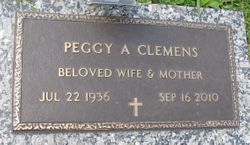 Peggy A. Espey Clemens 1936-2010