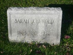 Sarah Jane Barner Lupold 1863-1952